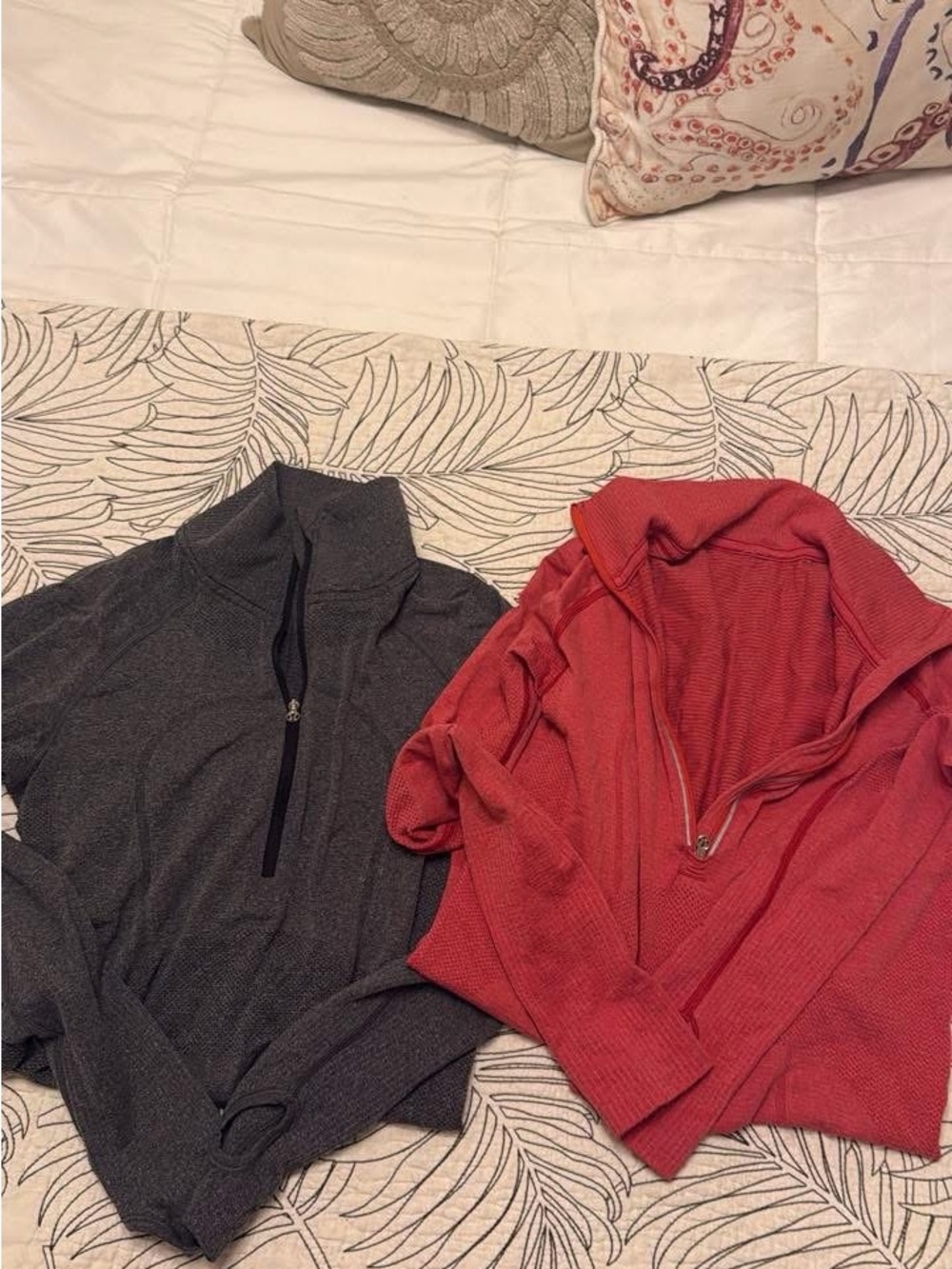Lululemon Full Length Quarter-Zip Pullovers sz8 and sz6